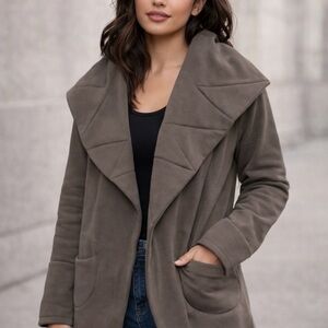 Bagatelle Women's Taupe Teddy Jacket